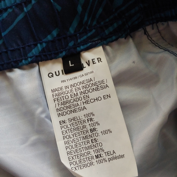 QUIKSILVER NEW Bamboo Break Volley 17 Swim Shorts - Picture 11 of 12